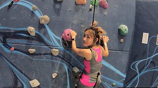 Thai climber girlfriend was not very good at it but she was better at sex